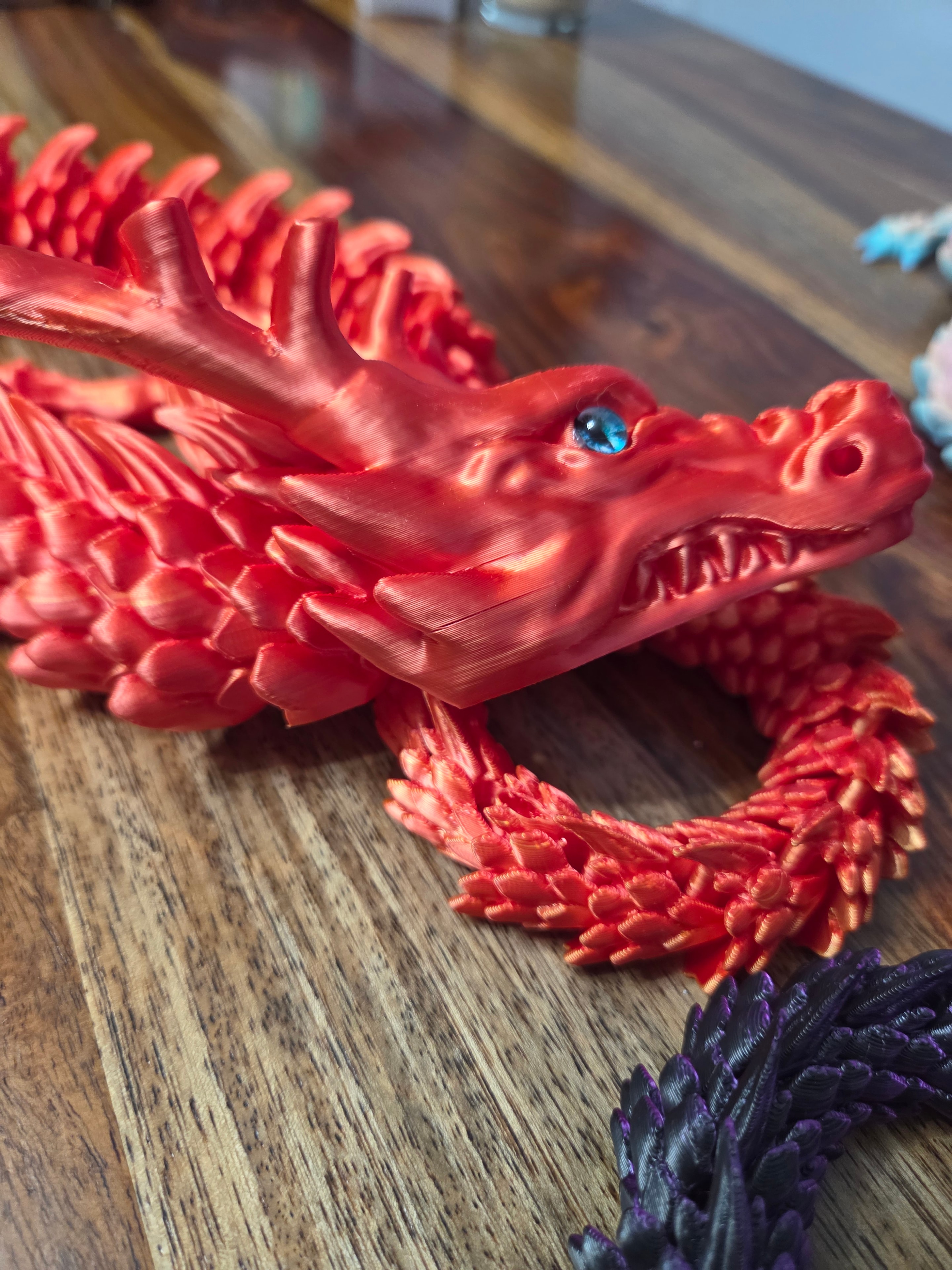 Jumbo Dragon 35in (Red/Orange)